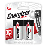 Energizer MAX Alkaline C Batteries 2 Pack - Kiddy Zone