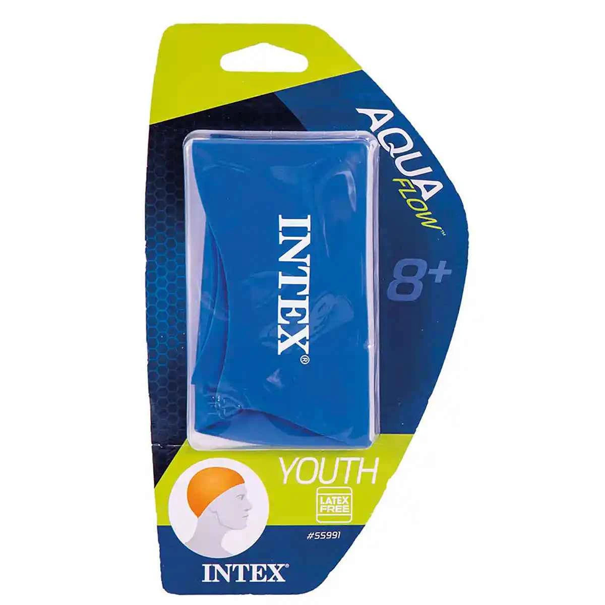 Intex Silicone Swim Caps, Ages 8+, 3 Colors 42155991 - Kiddy Zone