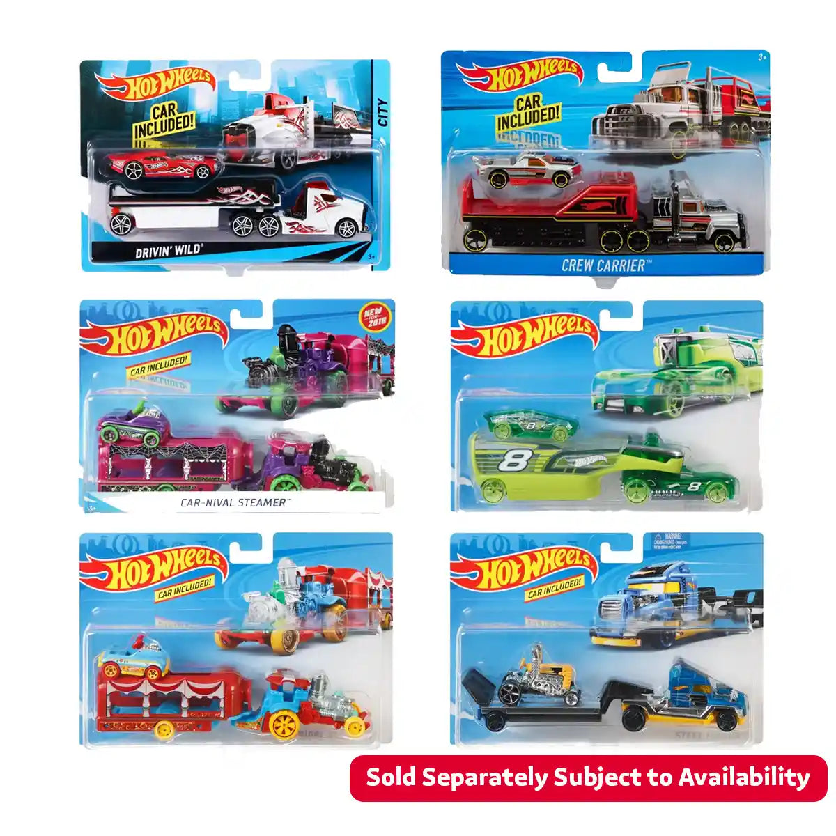 Hot Wheels (هوت ويلز) City Basic Cars - Super Rig متنوع