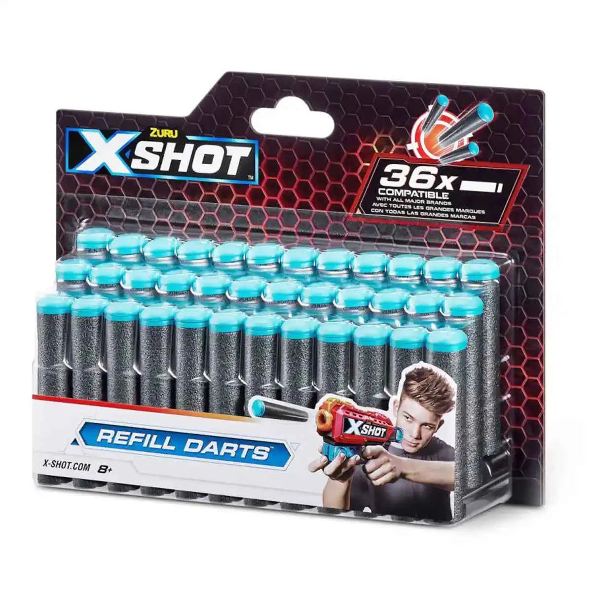 X-Shot Excel 36 Pack Darts Refill