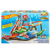 Hw Color Shifters Ultimate Gator Car Wash Playset