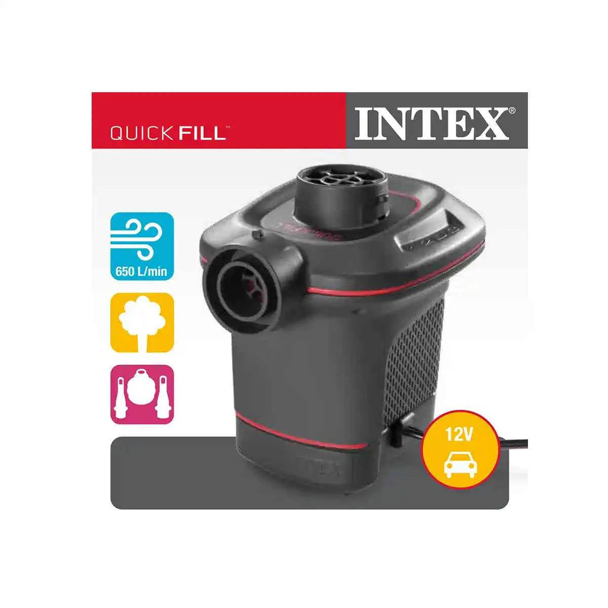 Intex 12 Volt Quick-Fill Dc Electric Pump - Kiddy Zone