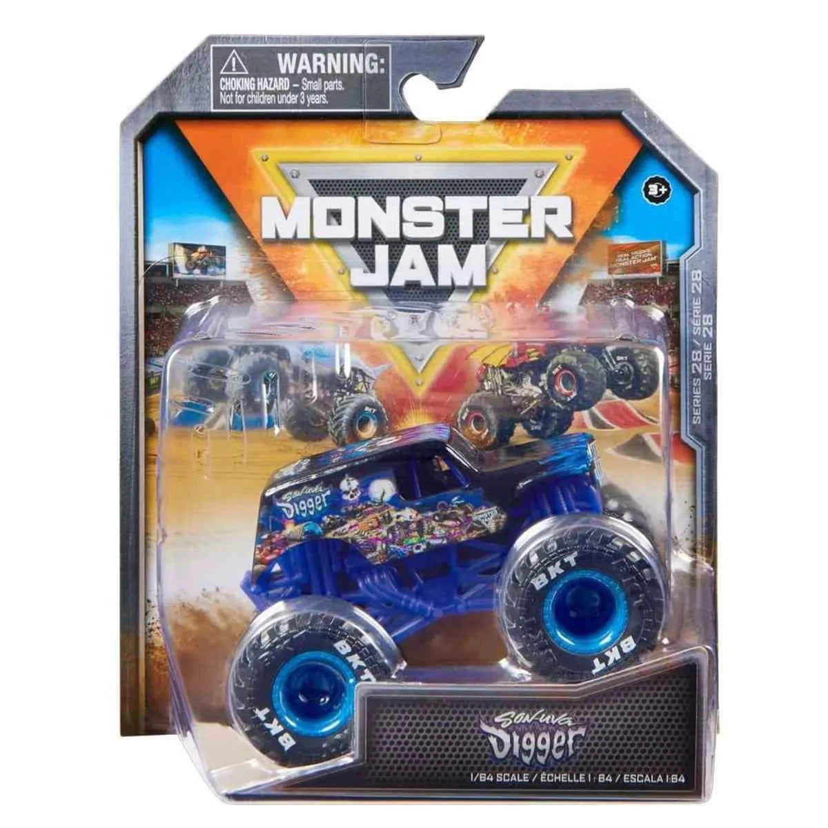 Hot Wheels Monster Jam 1:64 1 Pk Assorted - Kiddy Zone