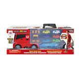 Jinjia Flat (Large Head) Simulation Alloy Container Truck