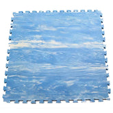 EVAJUDO mat(Blue + white)1PCS Size:100*100cm Thickness: 2cm - Kiddy Zone