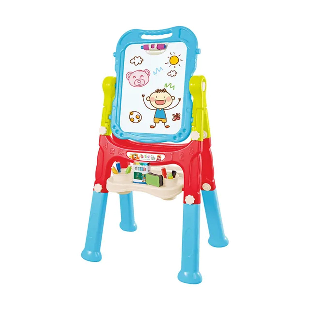 Learning Board Small Long foot magnetic double-sided - Blue