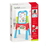 Long foot magnetic double sided drawing board - Blue