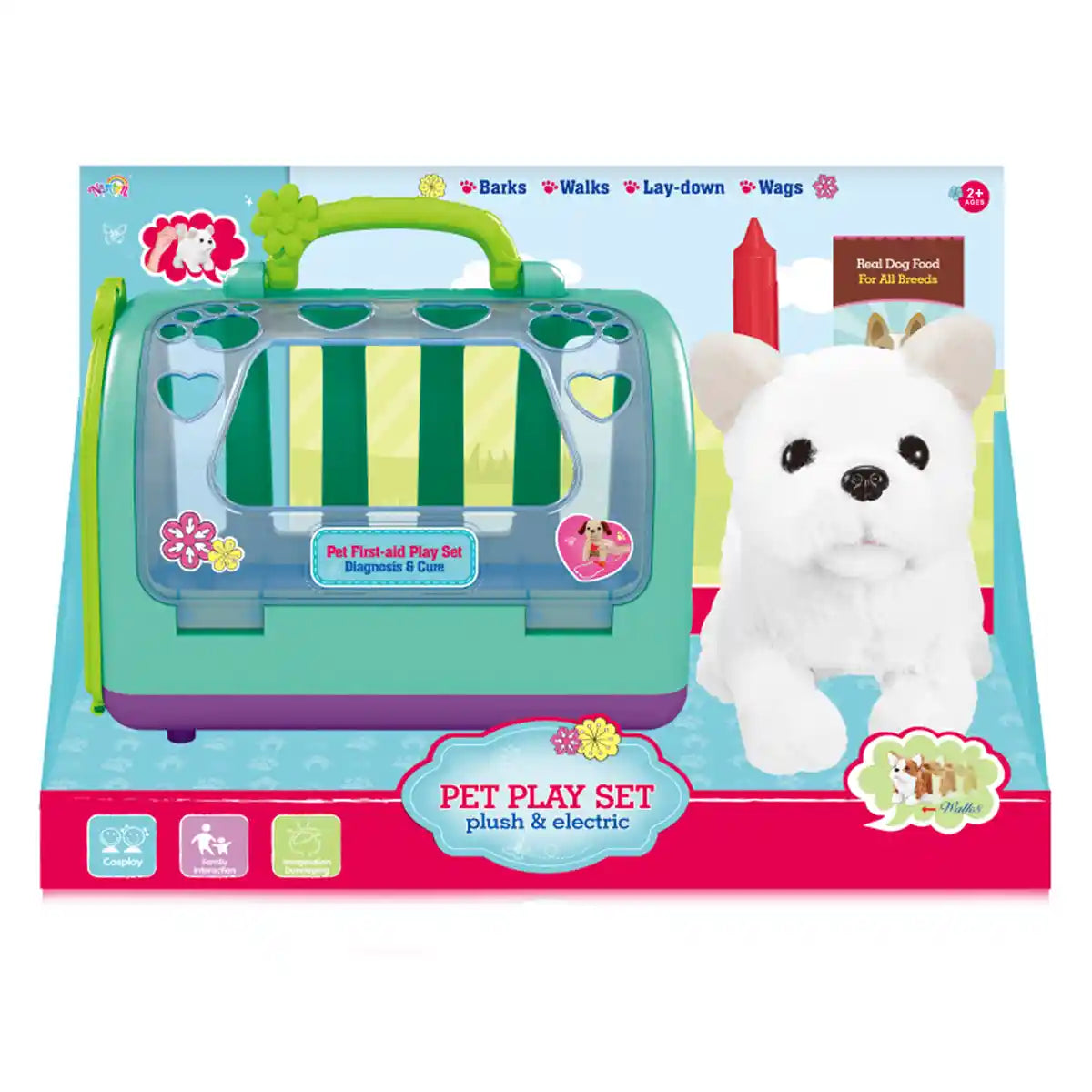 Electric Dotor Dog (Corgi, Chuhuahua, Teddy Dog 3 Assorted)