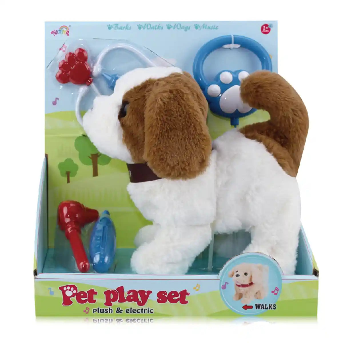 Saint Bernard Dog (Pull function)