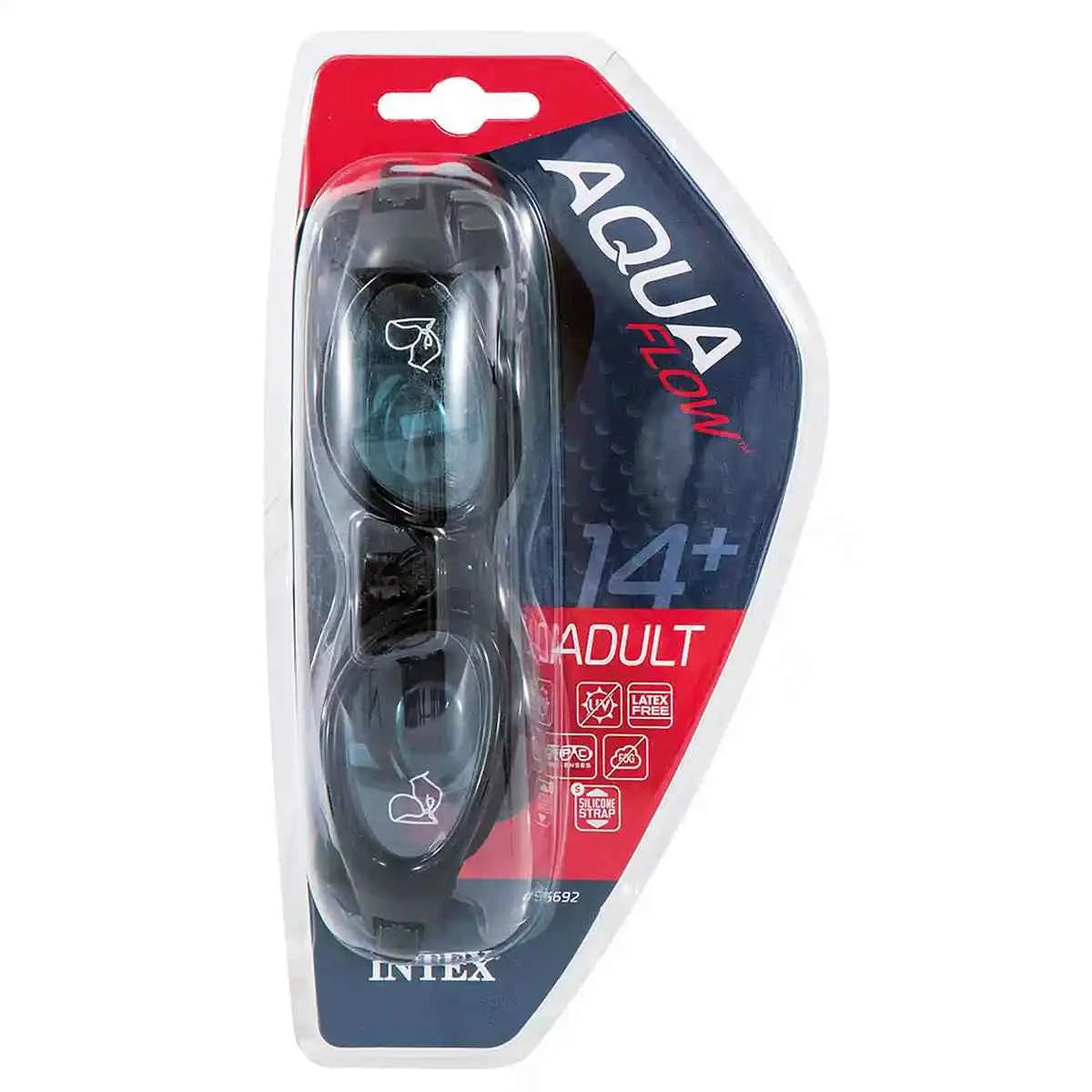 Intex Silicone Sport Master Goggles, Ages 14+, 3 Colors 42155692 - Kiddy Zone