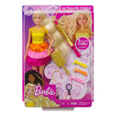 Barbie Ultimate Curls Doll Blonde with Curling Iron and Accessories - Kiddy Zone