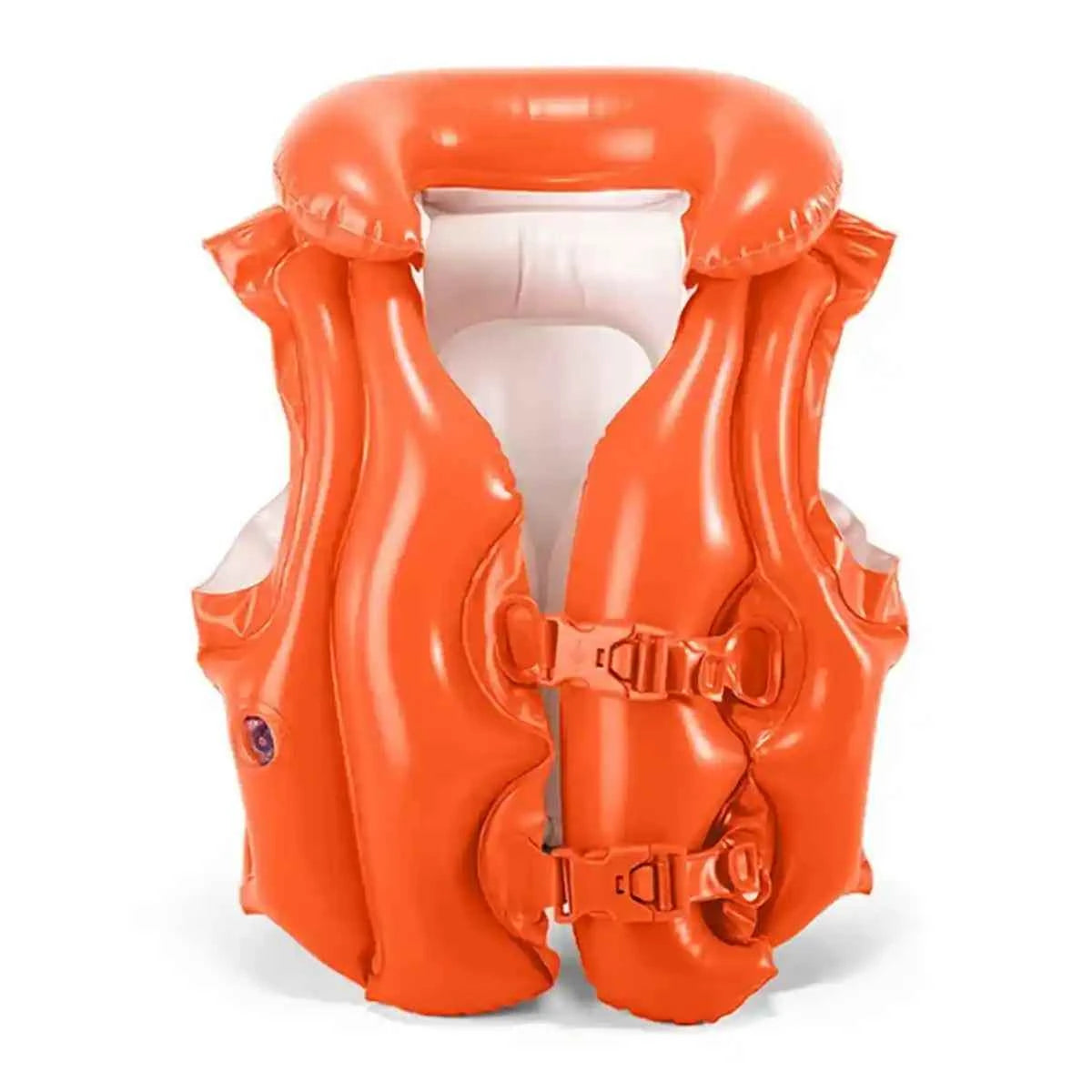 Intex Deluxe Swim Vest, Ages 3-6, W/ Collar, Peg Box 42158671 - Kiddy Zone