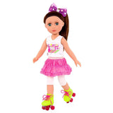 Glitter Girl 14" Doll Deluxe Roller Skating - Kiddy Zone