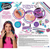 Shimmer n Sparkle 3 n1 Ultimate glitter beauty set