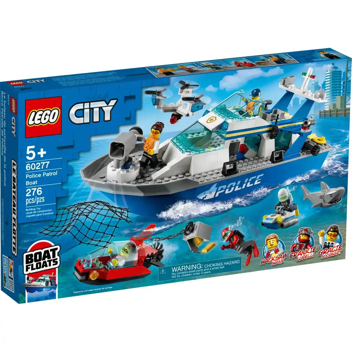 Lego 60277 Police Patrol Boat