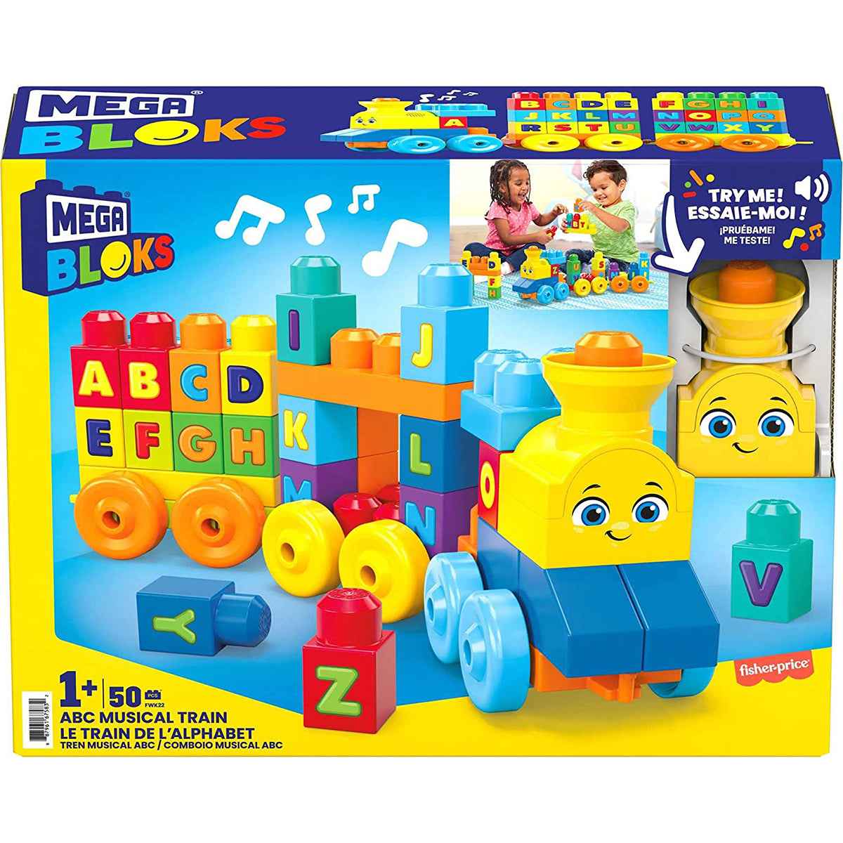 Mega Bloks ABC Musical Train - Kiddy Zone