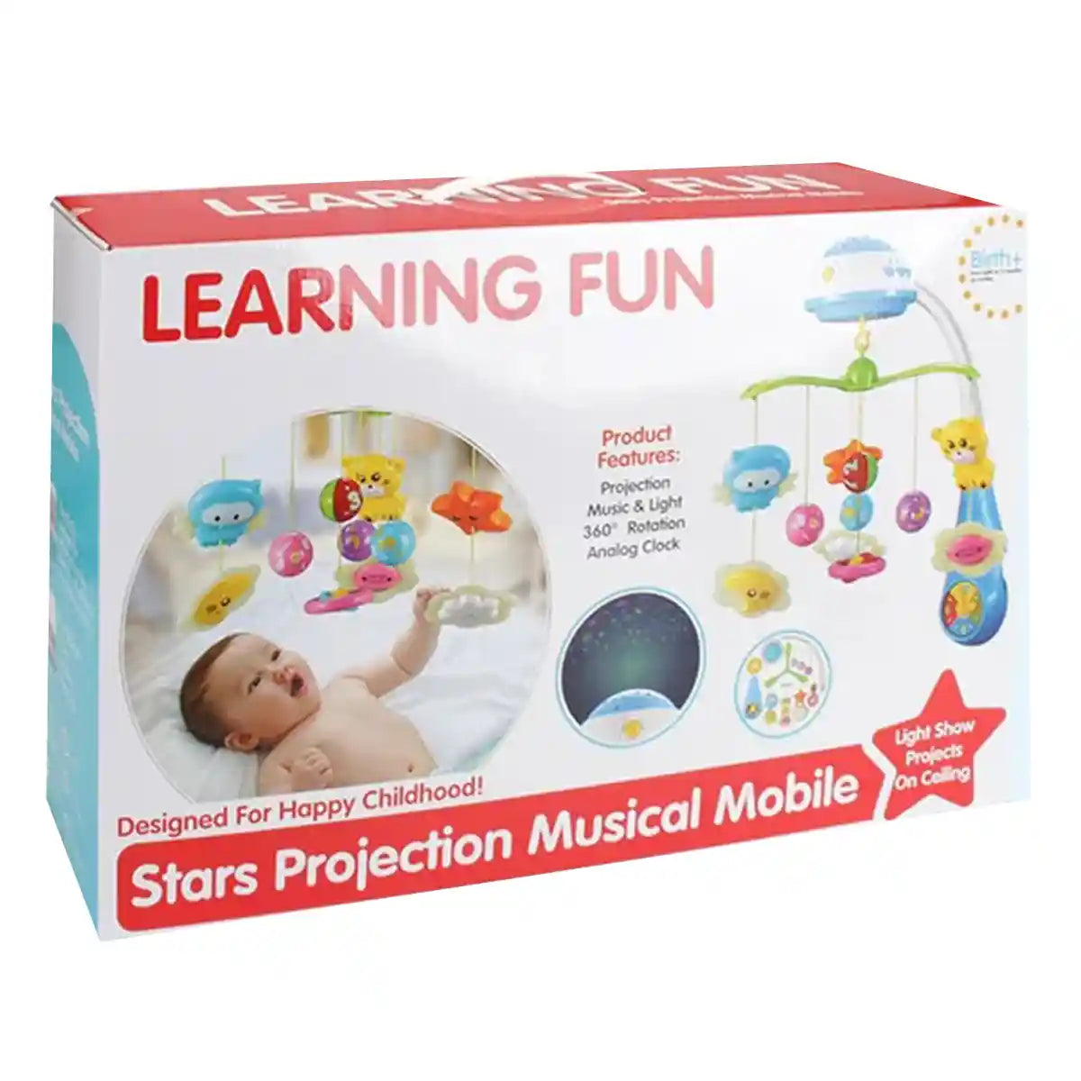 Stars Projection Musical Mobile - Kiddy Zone