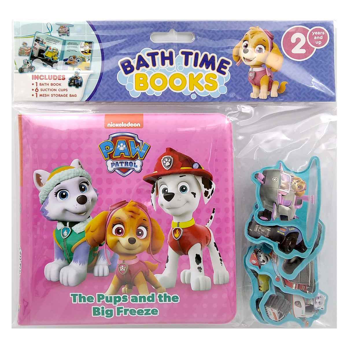 NICK PAW PATROL GIRLS BATH TIME BOOKS (EVA Bag Edition) - Kiddy Zone