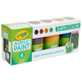 4 ct 4 oz Multi-Surface Acrylic Earth Colors