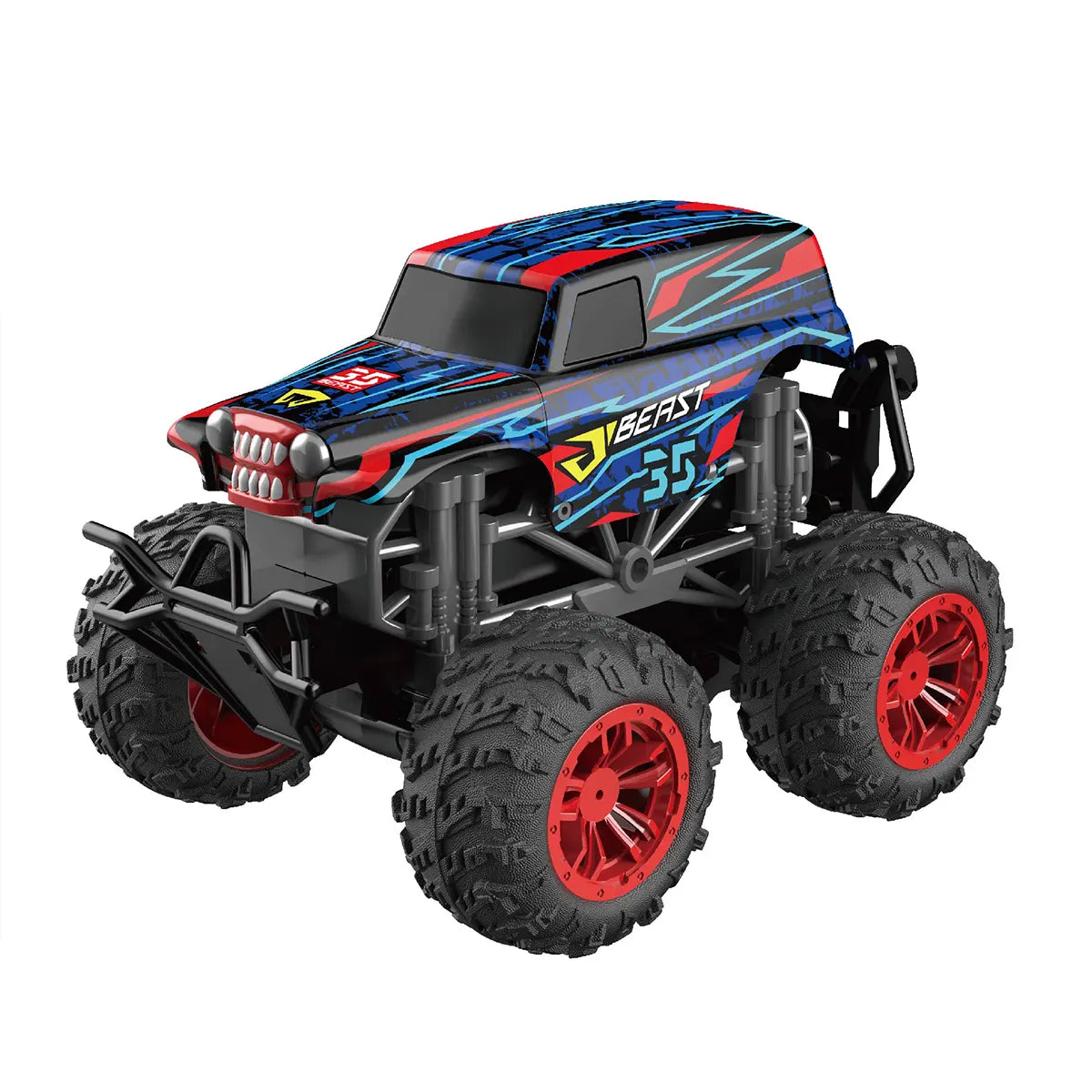 1:18 2.4G R/C COLORFUL BEAST CAR (SPRAY, LIGHTS,360° ROTATE,MUSIC) 8YRS+