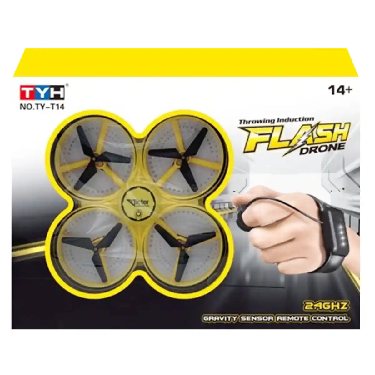 Watch Gravity Sensing Quadcopter