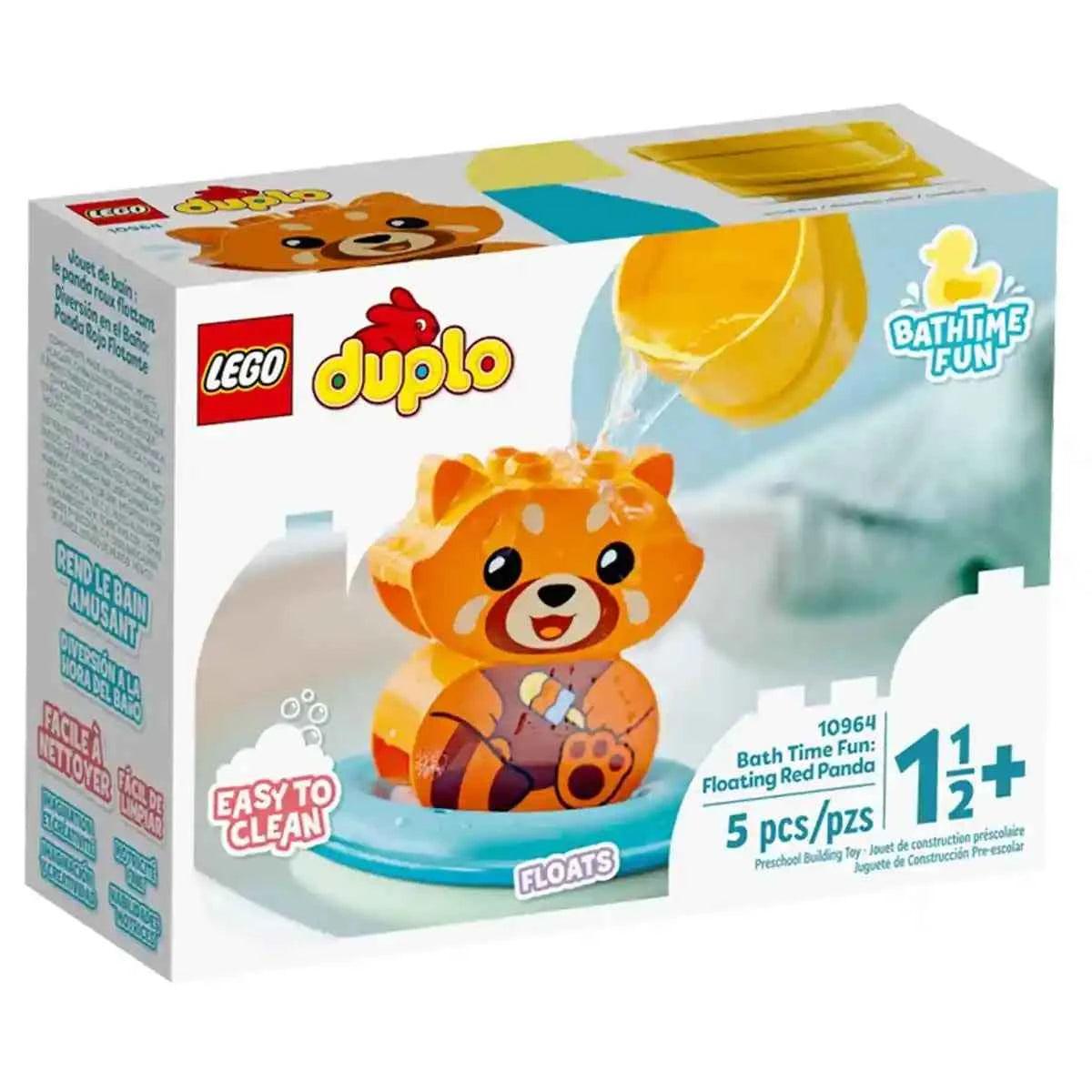 LEGO Bath Time Fun: Floating Red Panda - Kiddy Zone