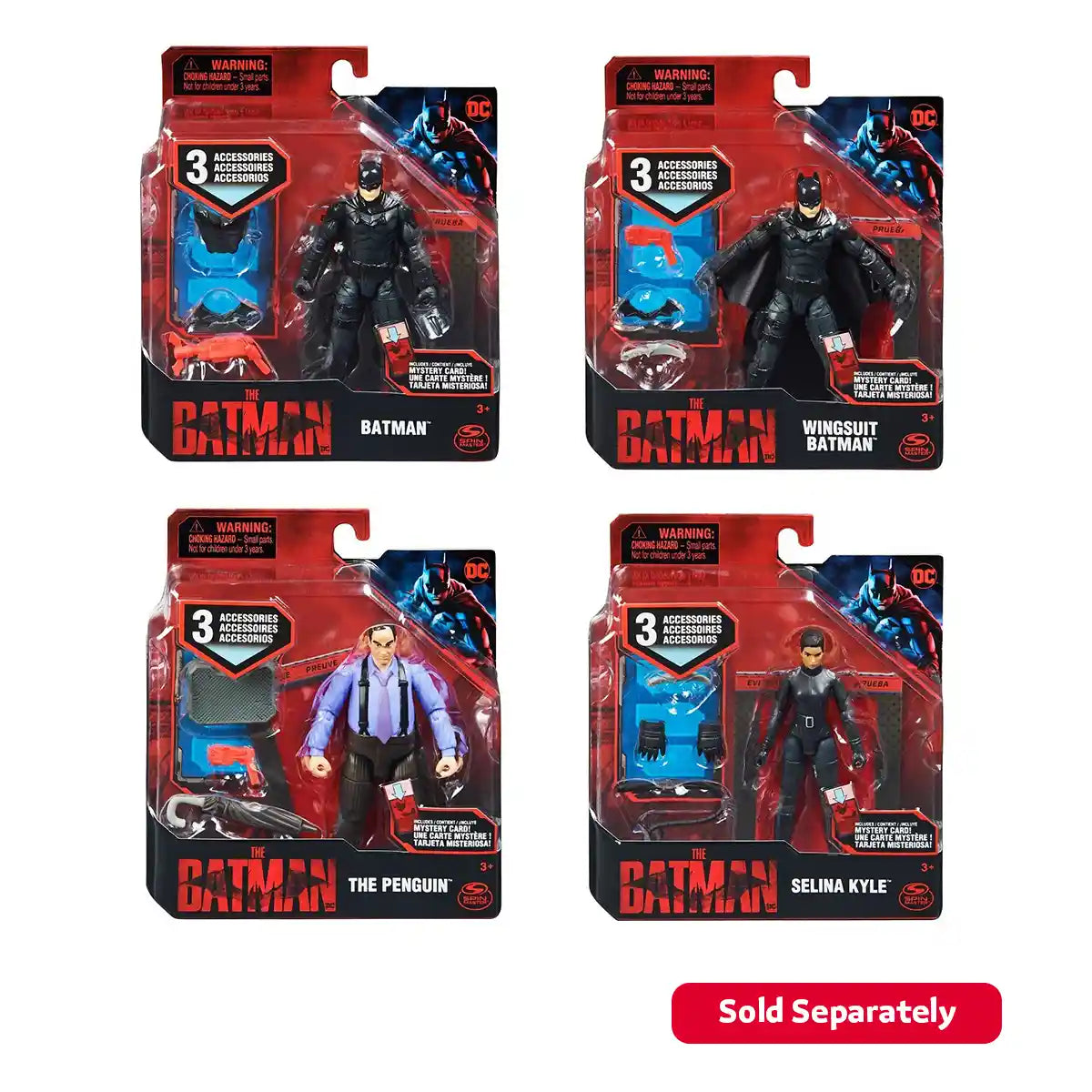 DC Batman Movie Fig 4" Basic Batman Asst. - Kiddy Zone