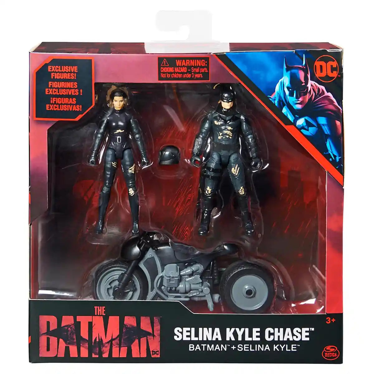 DC Batman Movie Selina Kyle Bike w/2 4"Figs - Kiddy Zone