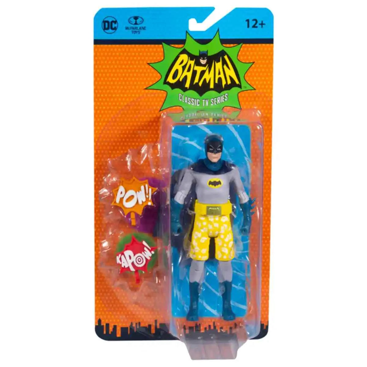 DC Retro 6In Wv2 - Batman 66 - Batman Swim Shorts - Kiddy Zone