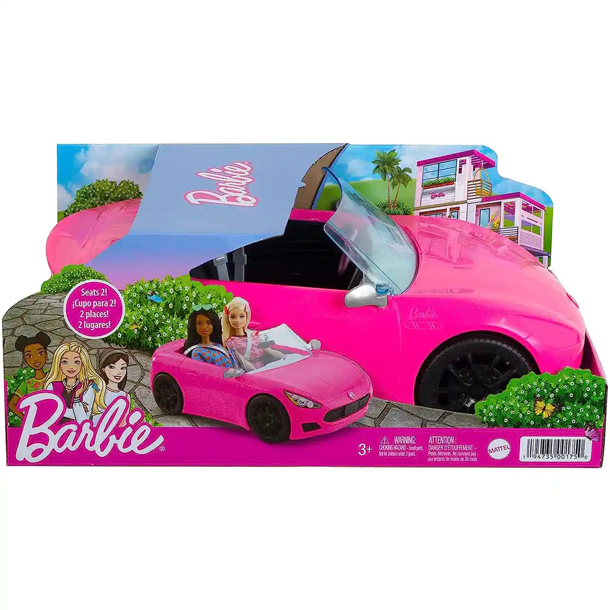 Barbie Glam Convertible Vehicle - Kiddy Zone