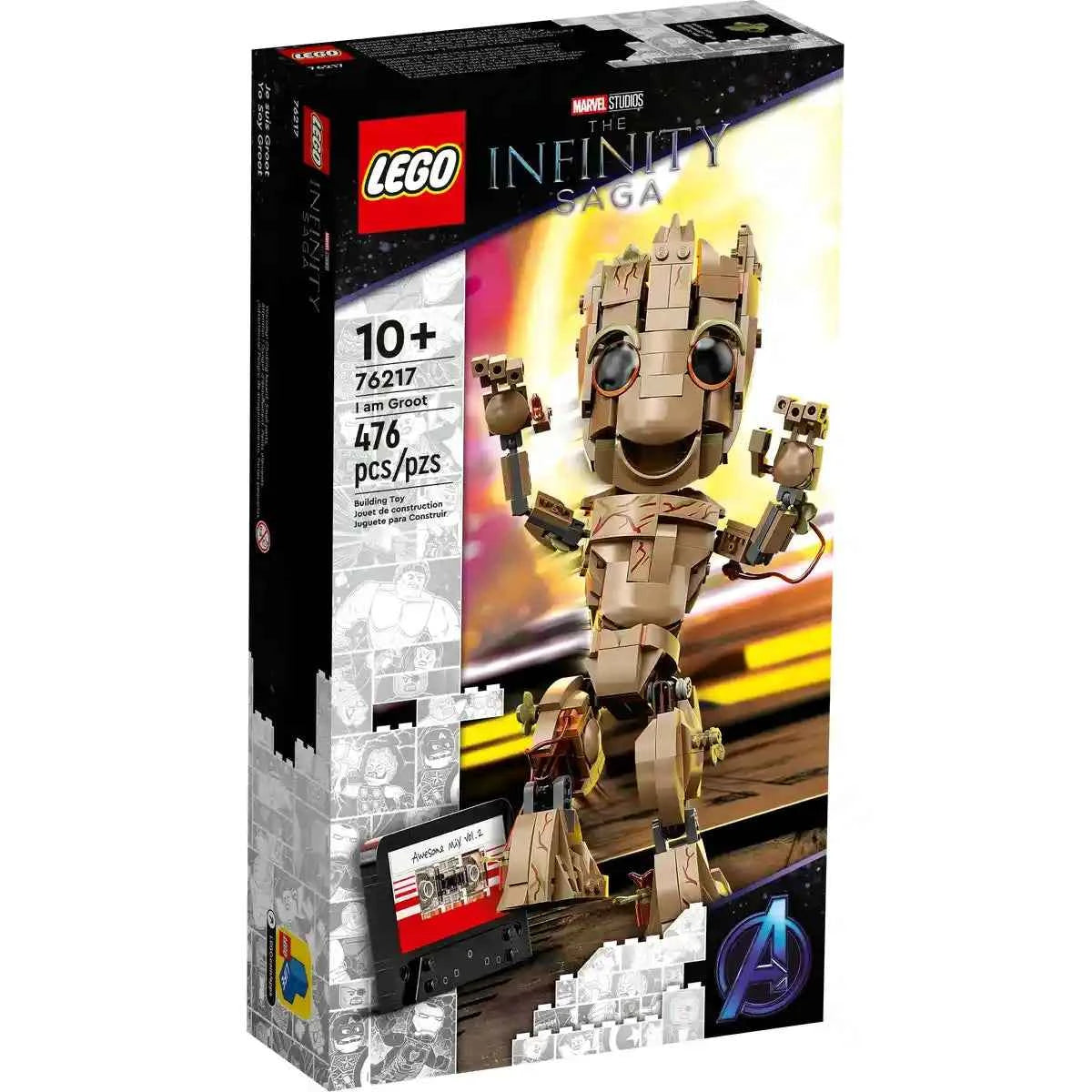 LEGO Marvel I am Groot 76217 Building Kit (476 Pieces) - Kiddy Zone
