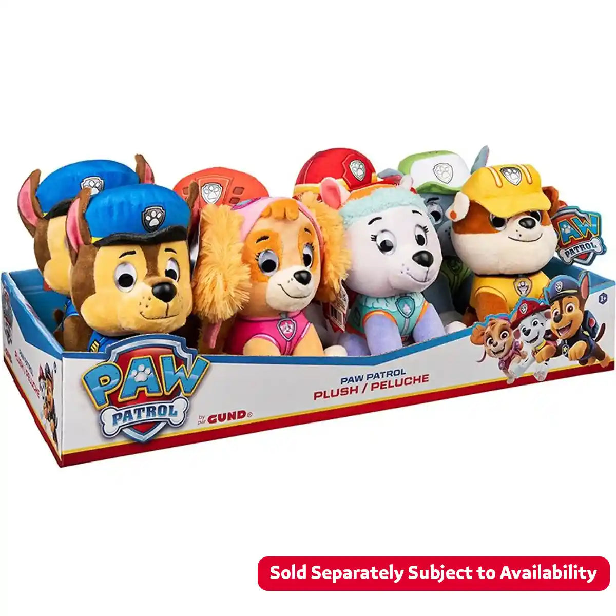 Paw Patrol Plush 6" Asst. CDU (Impulse) - Kiddy Zone