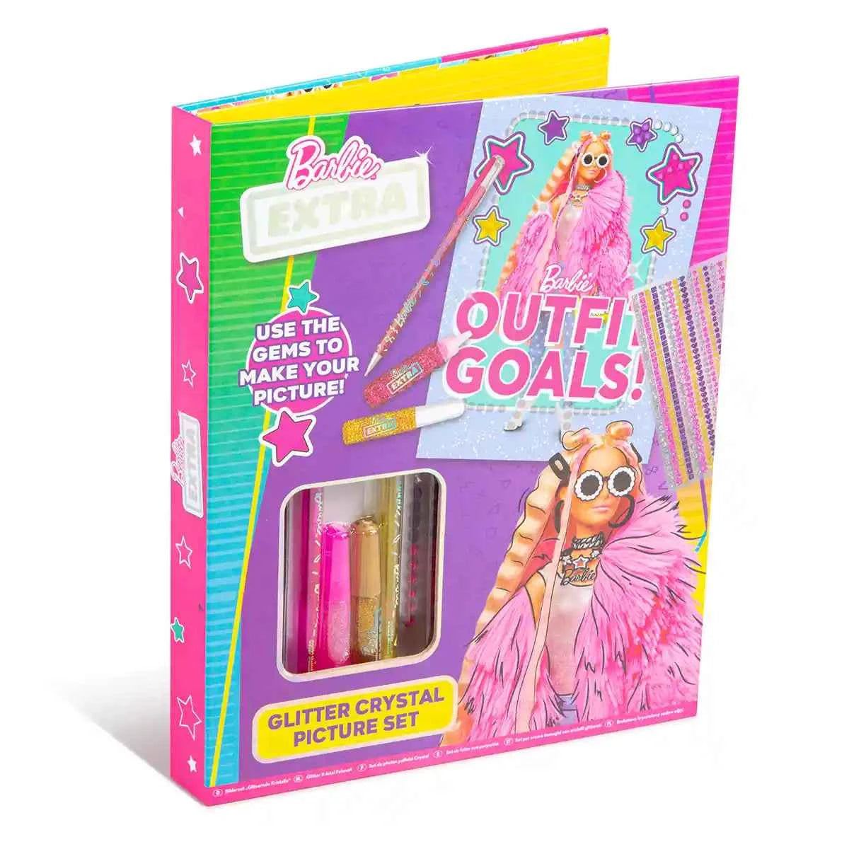 Barbie Extra Glitter Crystal Picture Set - Kiddy Zone