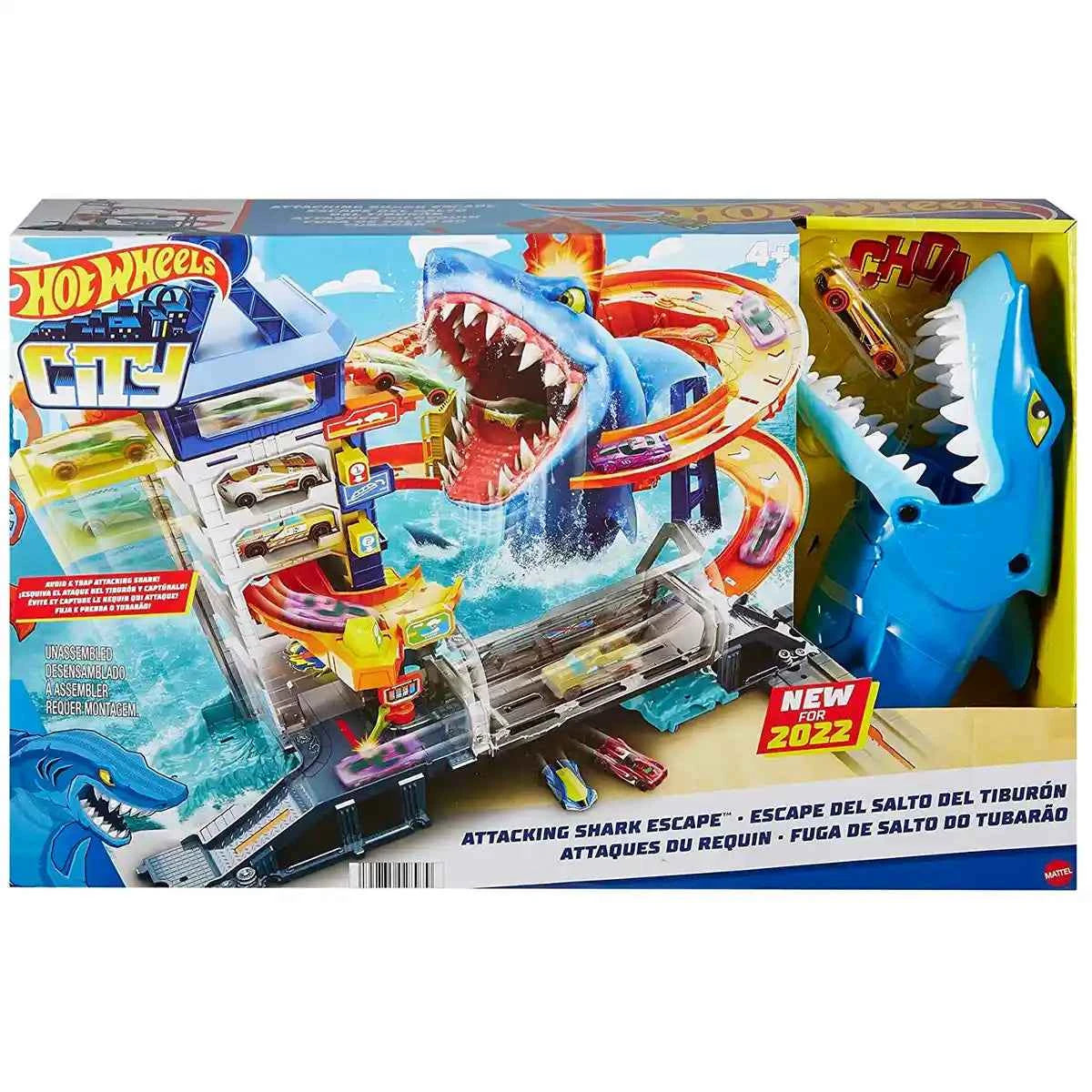 Hot Wheels City Shark Strike Rescue - Kiddy Zone