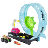 Hot Wheels Mt Glow In The Dark Epic Loop Challenge Play Set - Kiddy Zone