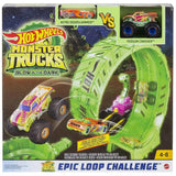 Hot Wheels Mt Glow In The Dark Epic Loop Challenge Play Set - Kiddy Zone