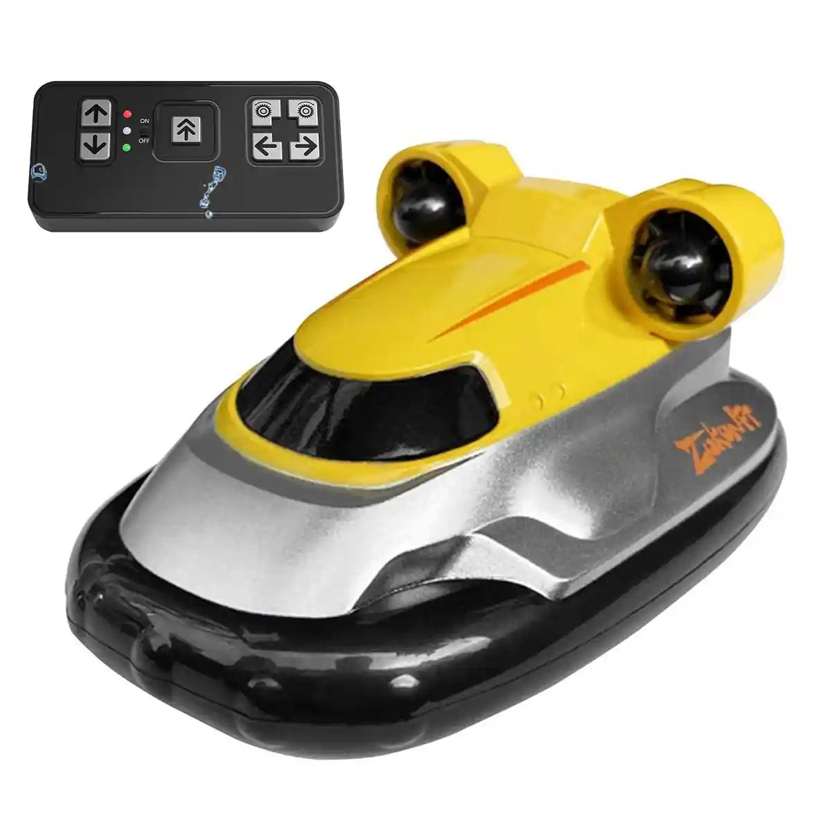 2.4G MINI R/C SPEED BOAT YELLOW 8YRS+