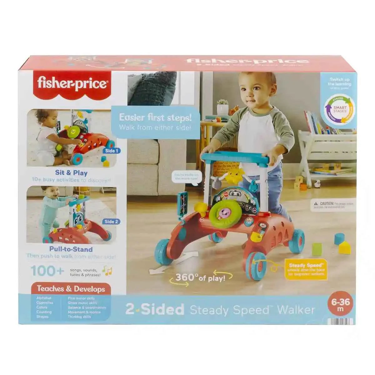 Steady Speed 2-Sided Walker (Car)- QE - Kiddy Zone