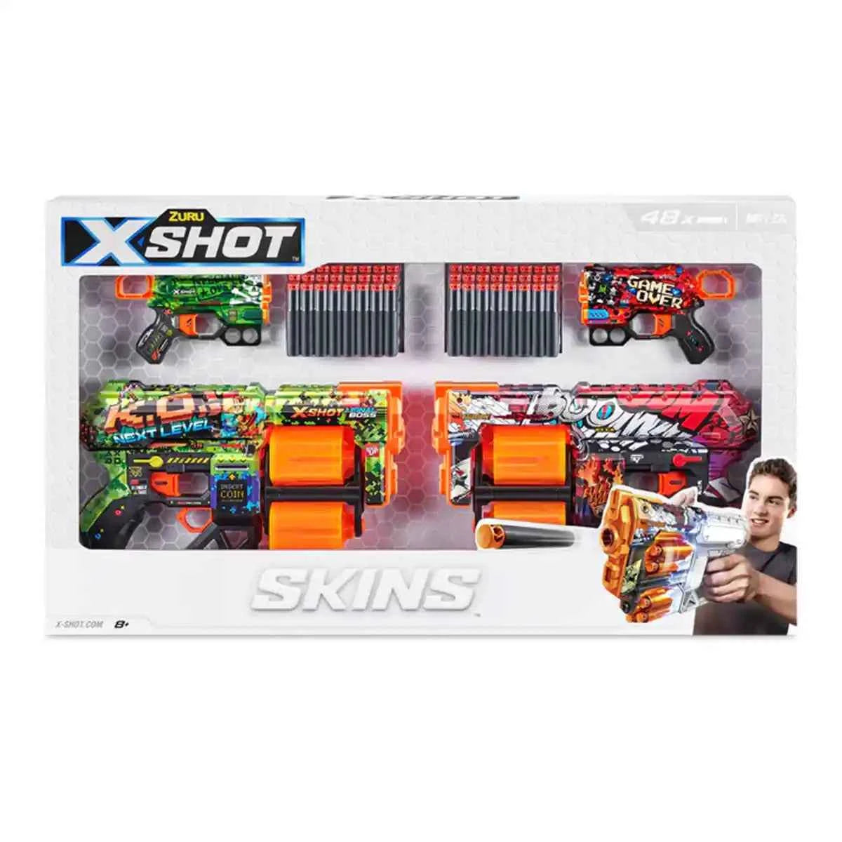 X-Shot Mix Combo Pack 2Pk Dread And 2Pk Menace