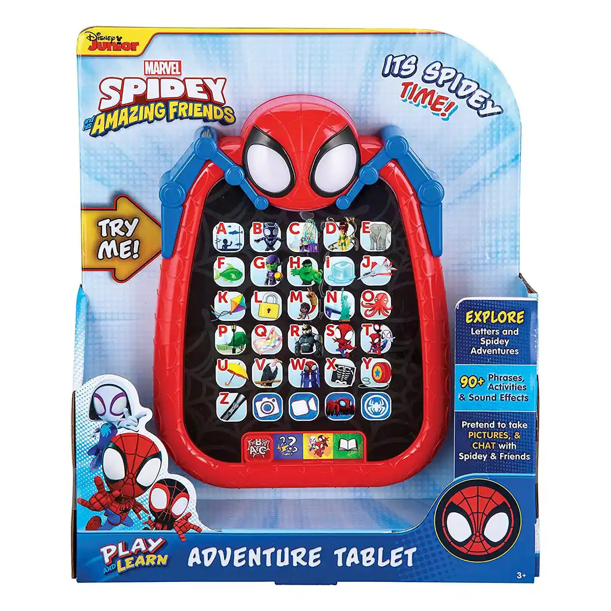 KIDDESIGNS - Spidey and His Amazing Friends Play and Learn Adventure Tablet