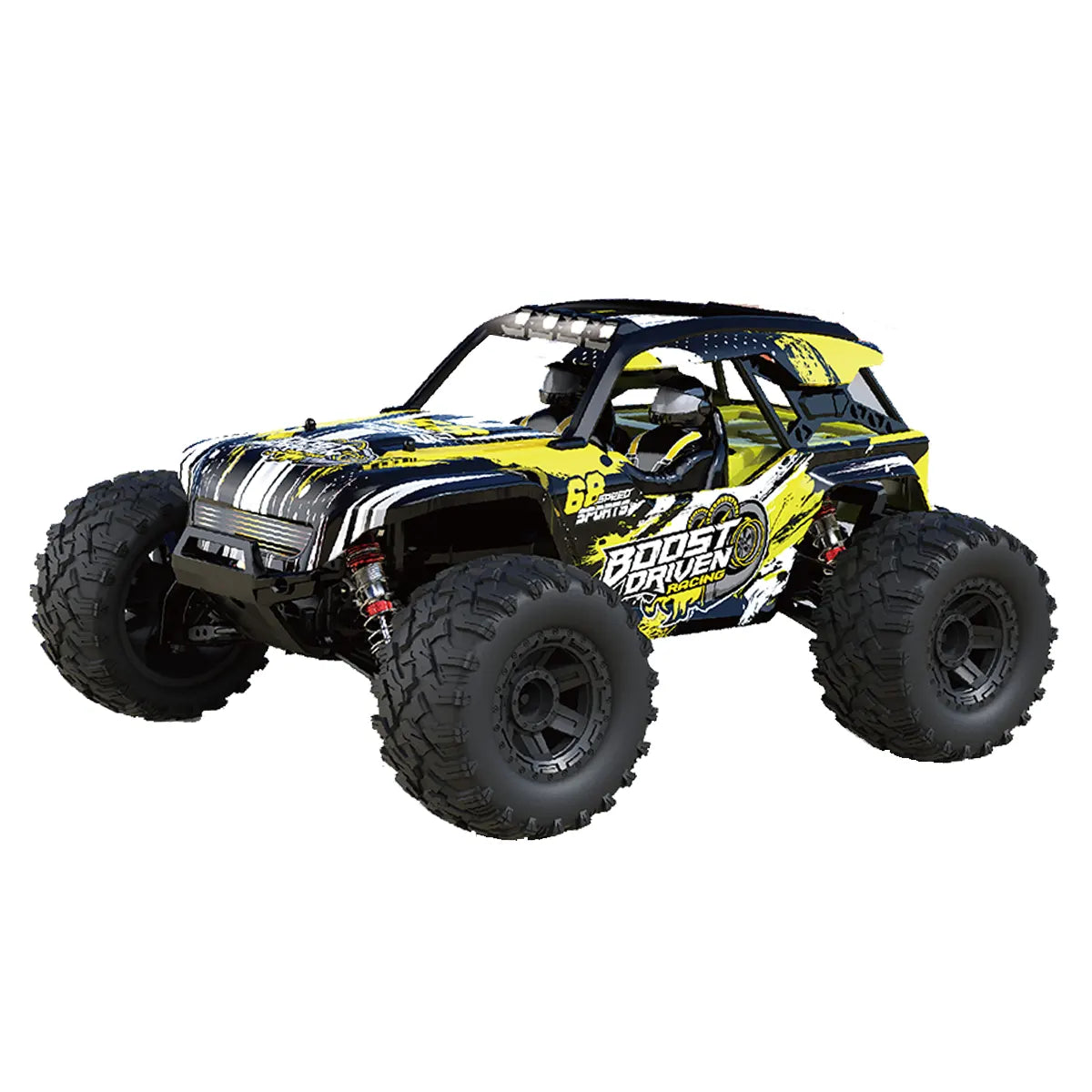 ألعاب تحكم عن بعد 1:10 Four-Wheel 2.4g Boost Driven High Speed Car-46km/H (With Lights) (Including Power) 14yrs+