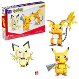 Pokémon - Build & Show Pikachu Evolution Trio - Kiddy Zone