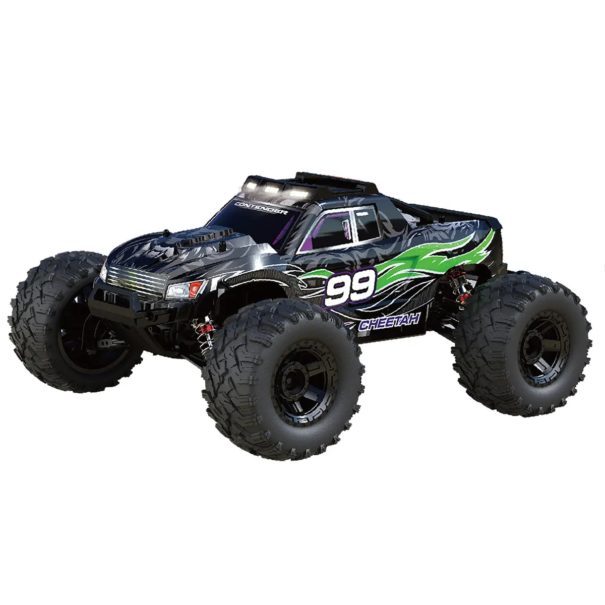 R/C 1:10 Four-Wheel Cheetah High Speed Car-46km/H (With Lights) (Including Power) 14y+