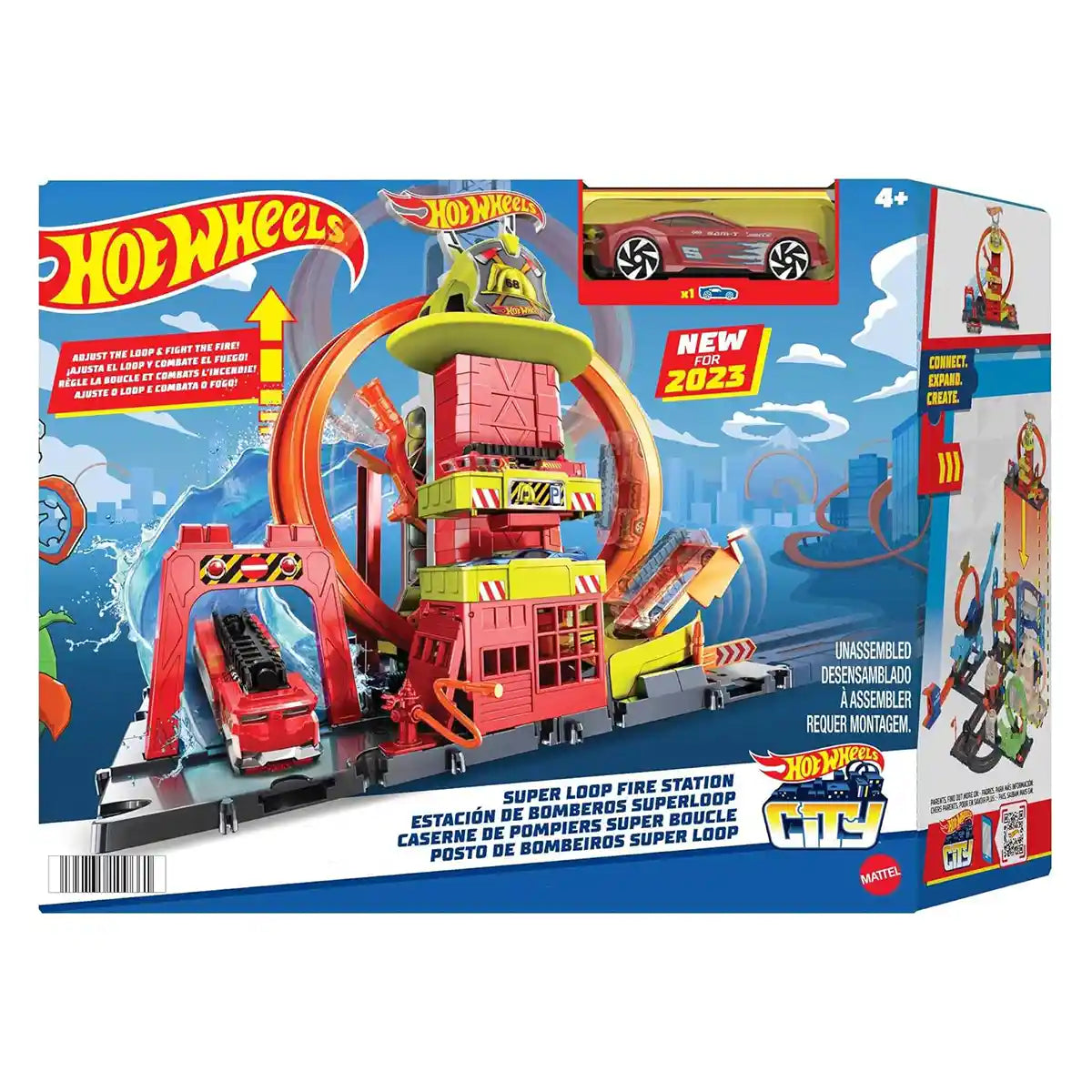 Hot Wheels City Super Fire Station Station - Kiddy Zone