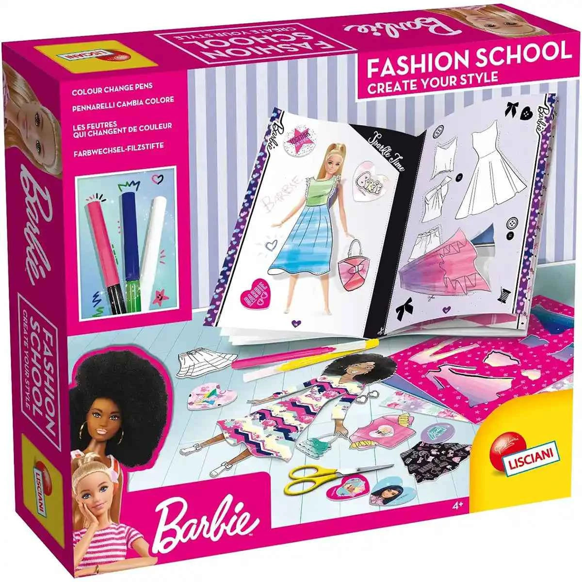 Lisciani Barbie Fashion School (Magic Pens) - Kiddy Zone
