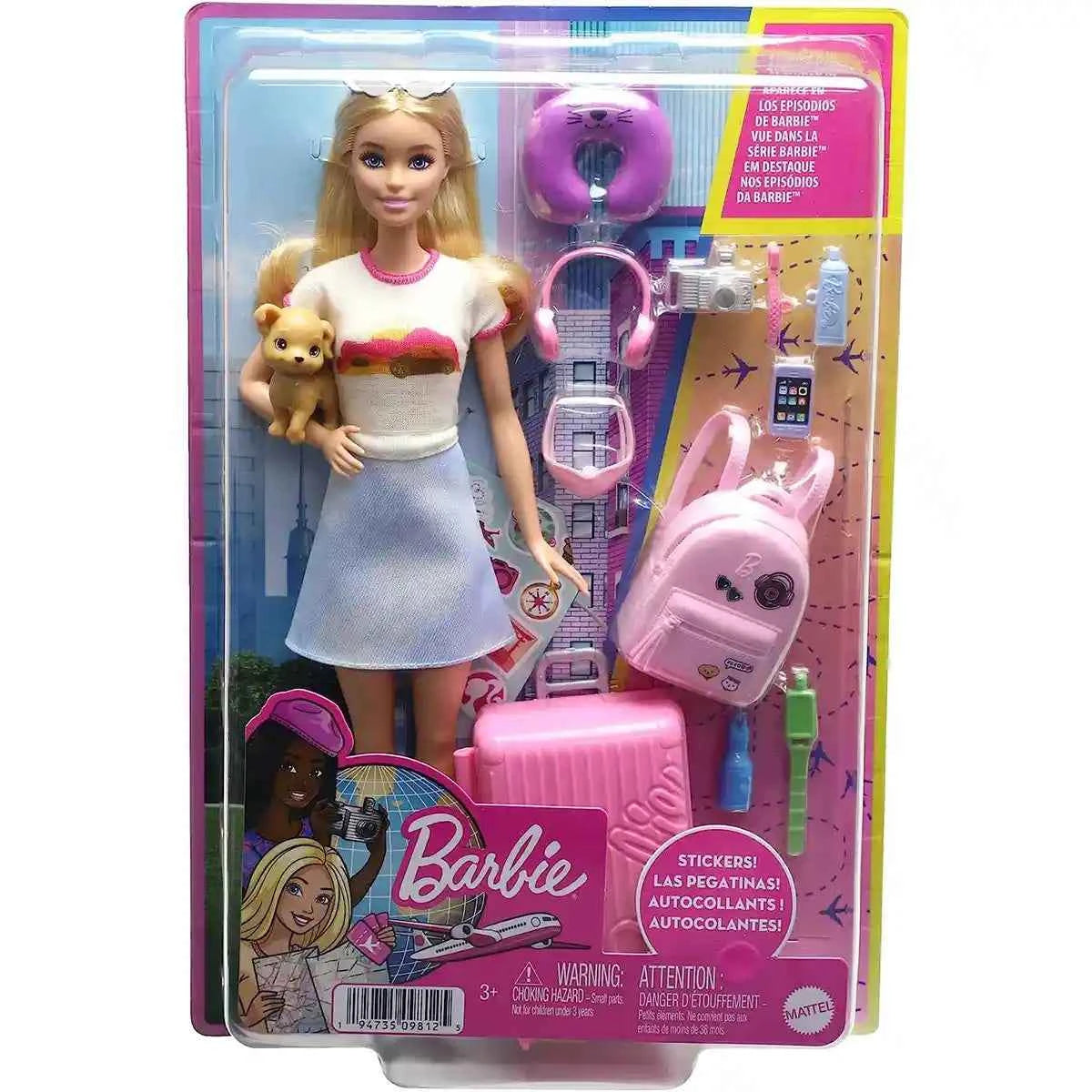 Barbie Travel Doll - Refreshed - Kiddy Zone