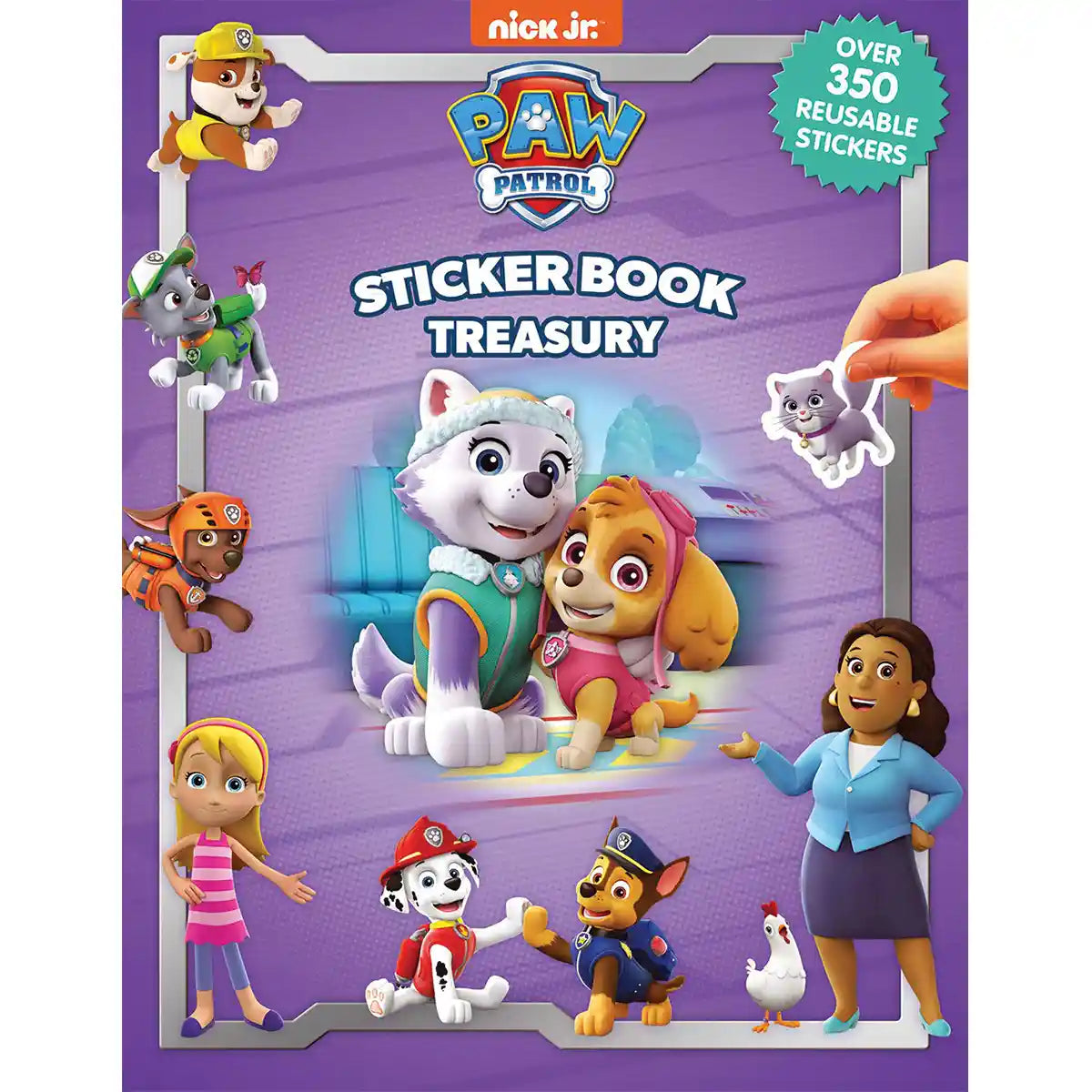 NICK باو باترول بنات STICKER BOOK TREASURY