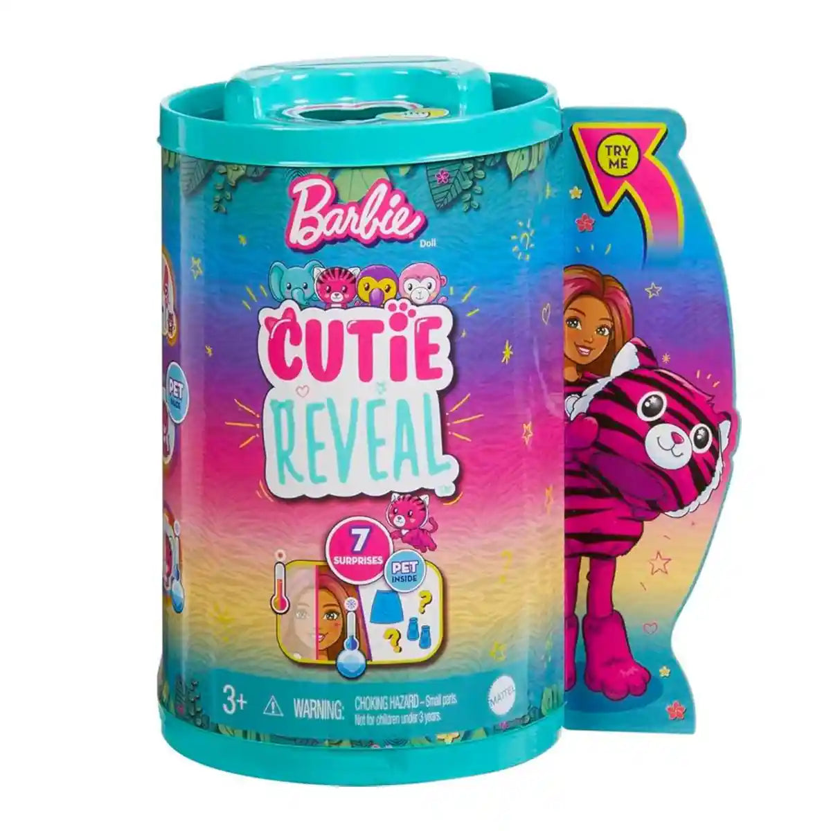 Barbie Chelsea Cutie Reveal Doll with Tiger Plush Costume