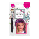 Lukky Body Glitter Gel w/ Brush 0.85 Fl.Oz. Purple - Kiddy Zone