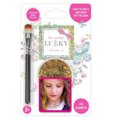 Lukky Body Glitter Gel w/ Brush 0.85 Fl.Oz. Gold
